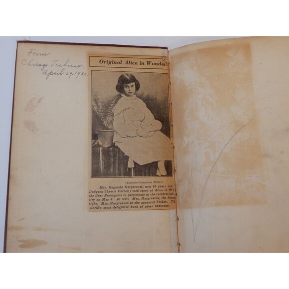 Alice's Adventures in Wonderland by Lewis Carroll Whitman Hardcover 1928 Tenniel - Picture 7 of 12